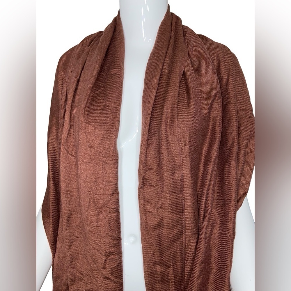 Paskmina 100% Pashmina Scarf Fringe Hem